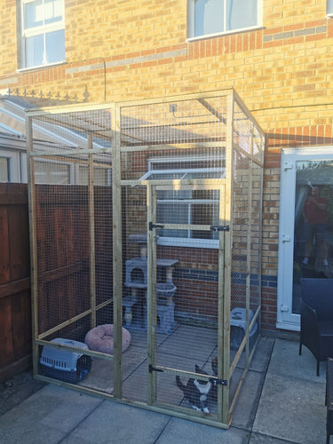Catio Panels | 6ft by 6ft Extra High Walk-in Enclosure