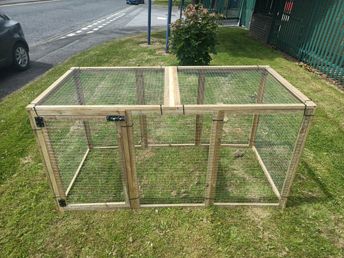 Poultry Panels | 3ft high 6ft by 3ft Pen with Lid and Gate