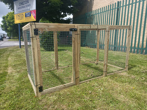 Poultry Panels | Extra Strong (16g) 3ft high 6ft by 3ft Pen with Lid and Gate